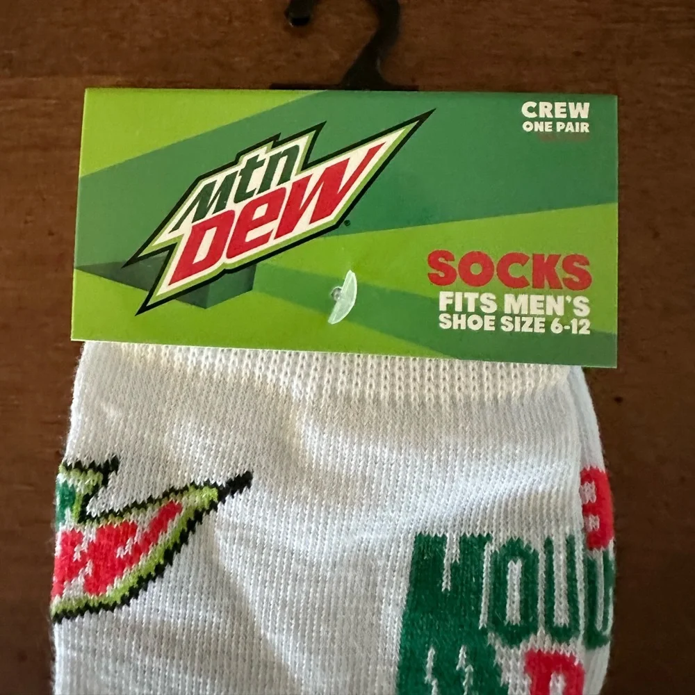 🌵3/$15 Mtn Dew crew socks ( see description)